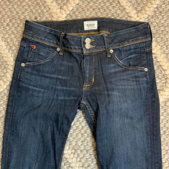 Hudson Collin MidRise Blue Skinny Jeans - Picture 9 of 14